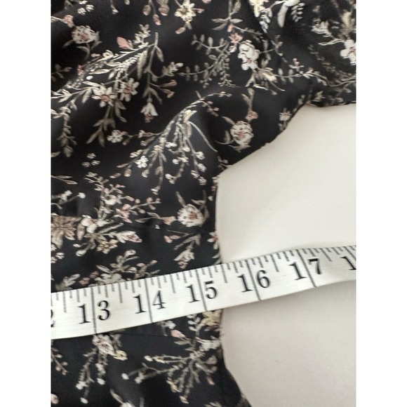 ASTR Dress Women's Large Floral Fairy Whimsigoth Asymmetric Elastic Back Party - Picture 9 of 10